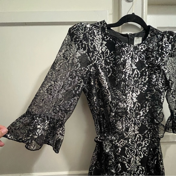 The Vampires Wife x H&M Mystique silver black lace dress size small - Picture 11 of 16